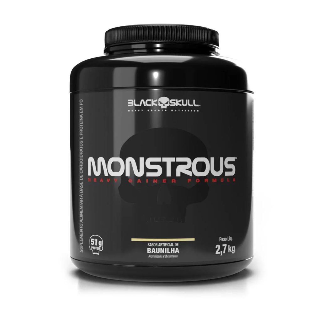 Hipercalórico Monstrous - 6lb - 2,7kg Baunilha
