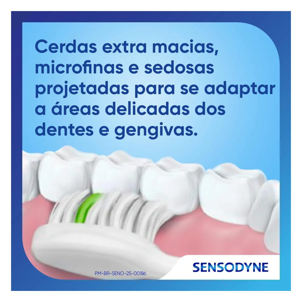 Escova de Dente Sensodyne Gentle Extra Macia com 1 unidade