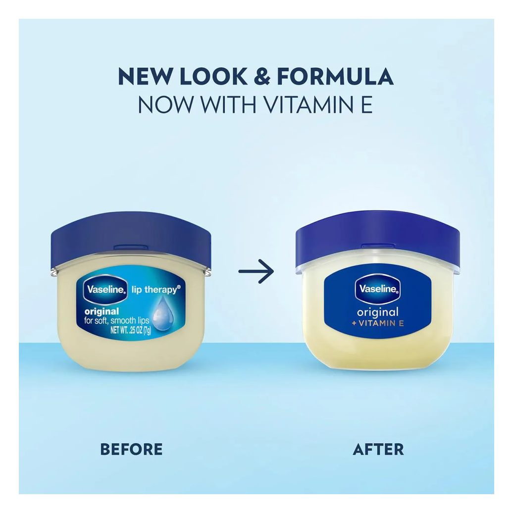 Vaseline Lip Therapy Original Vitamina e Hidratante Labial Kit 2 Unidades