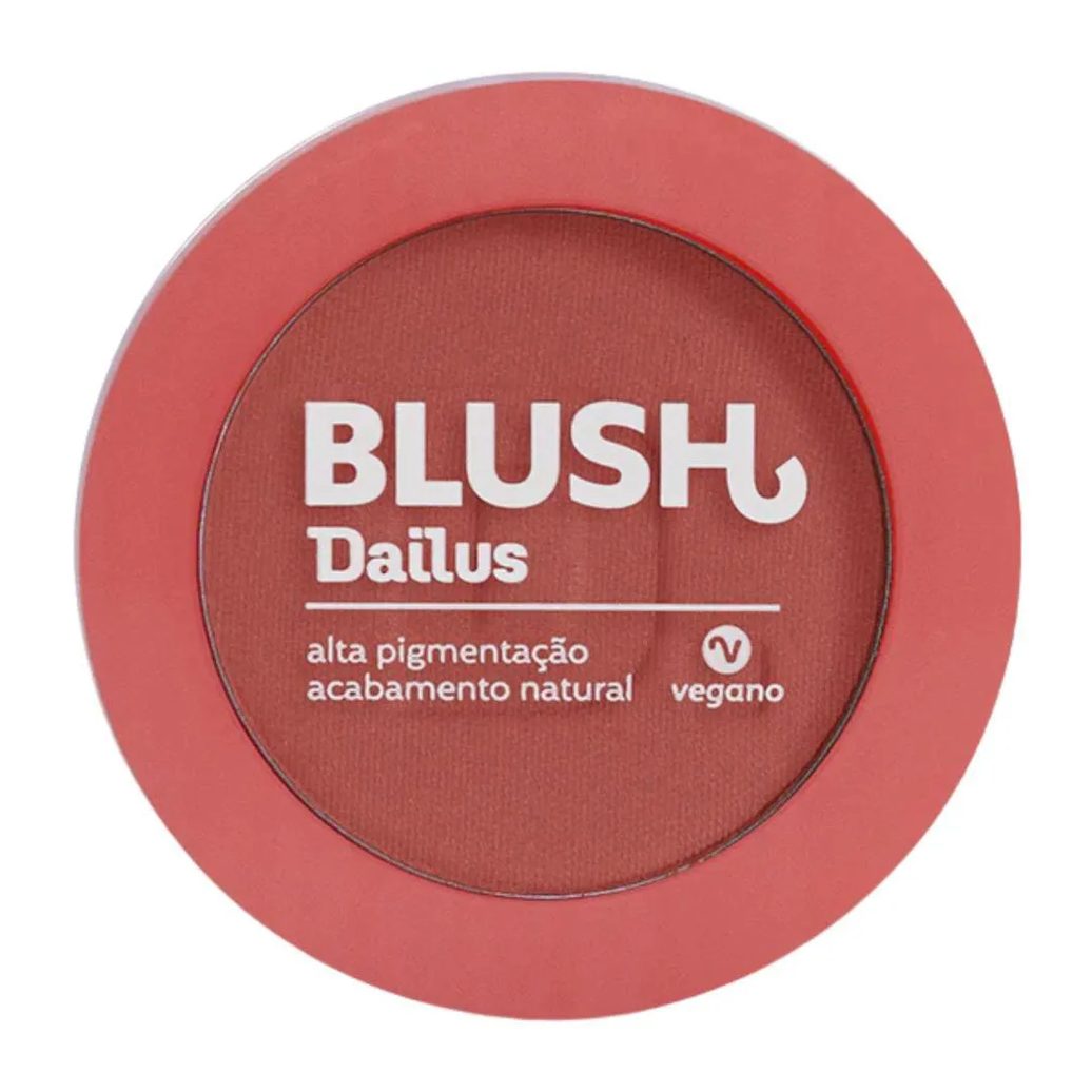 Blush Matte Coral Dailus Dá uma Segurada Alta Pigmentação
