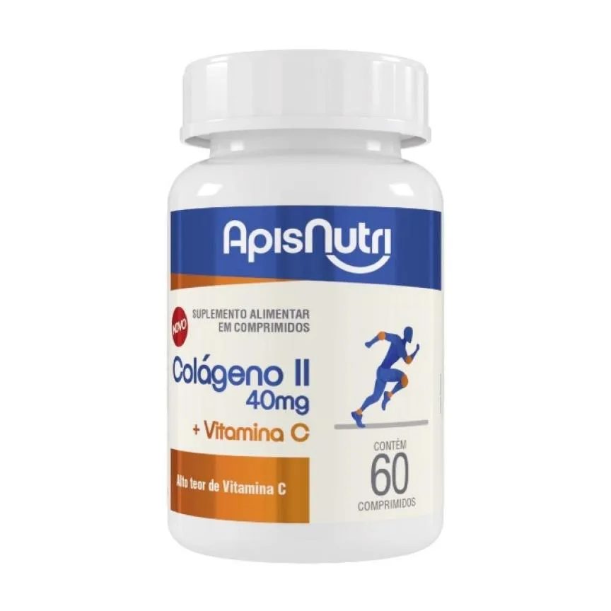 Colágeno Tipo Ii + Vitamina C 500mg (60 Caps) - Padrão: Único