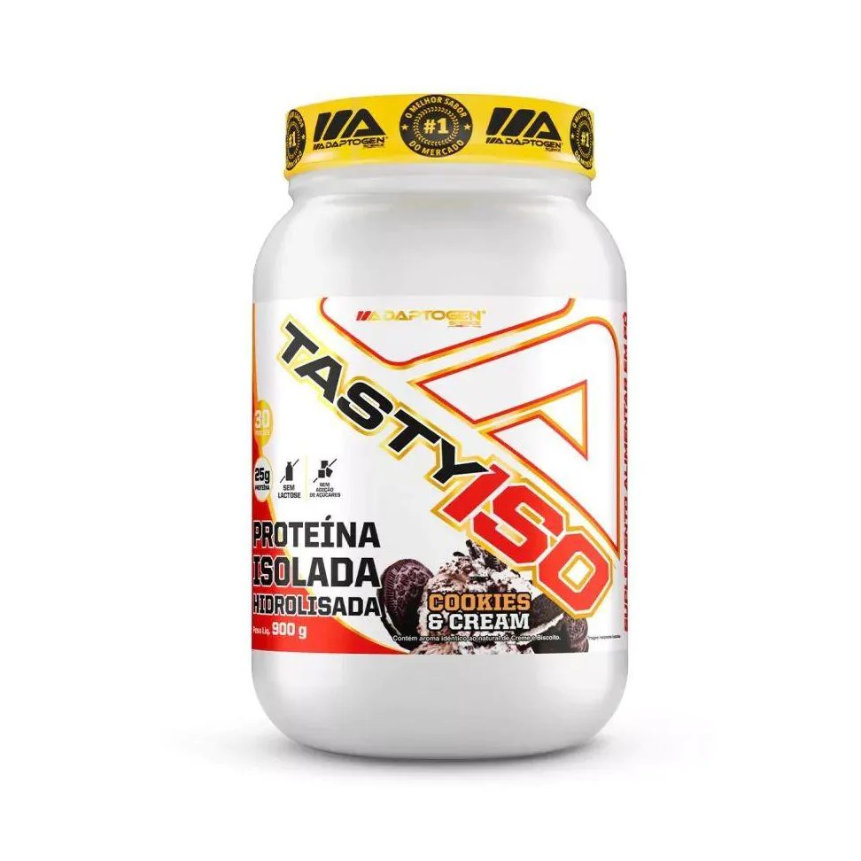 Tasty Iso Whey (900g) - Sabor: Cookies e Cream