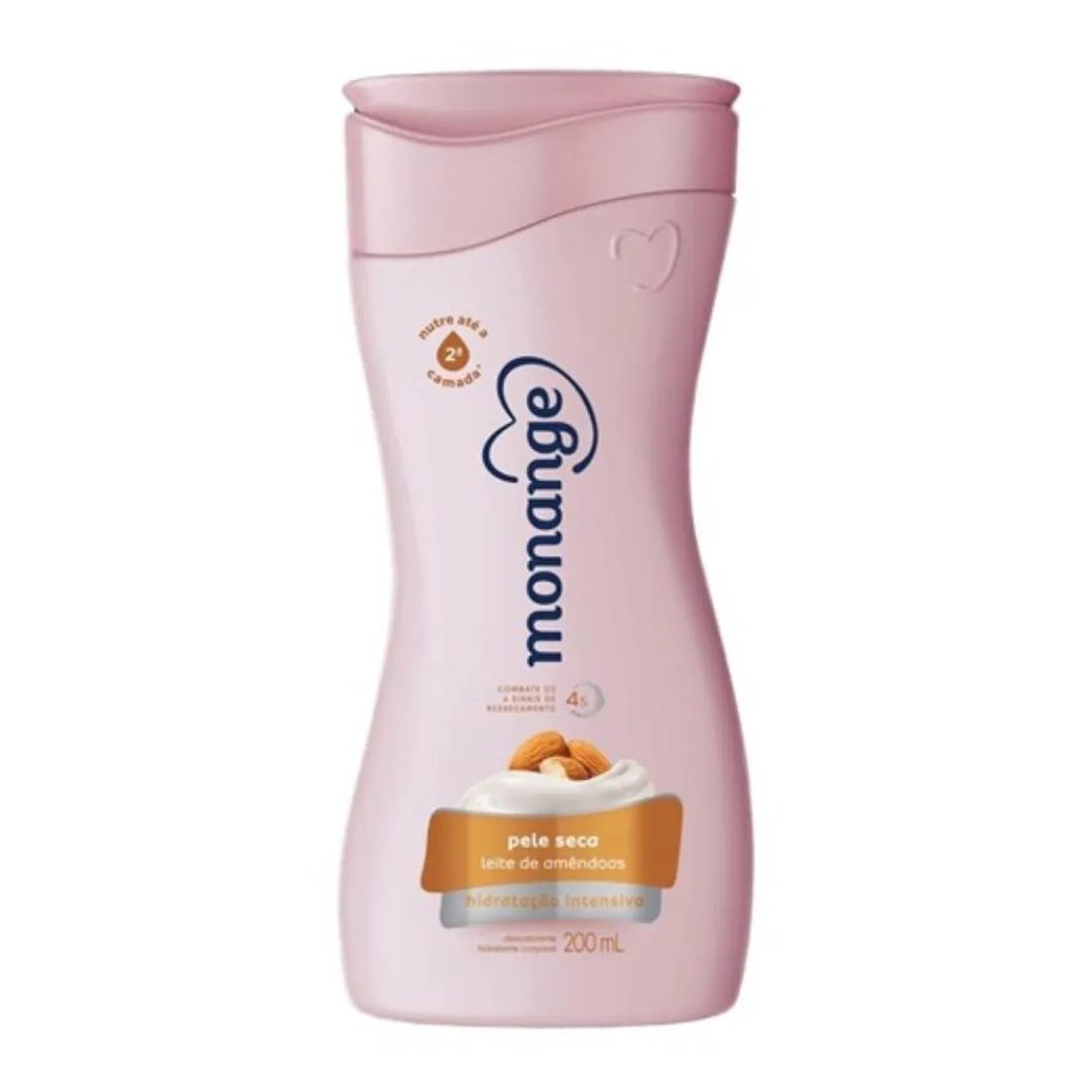 Hidratante Monange Hidratação Intensiva Leite de Amêndoas Pele Seca com 200ml