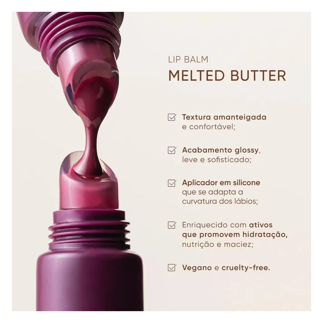 Hidratante Labial Mascavo Melted Butter 10g - Brown Sugar