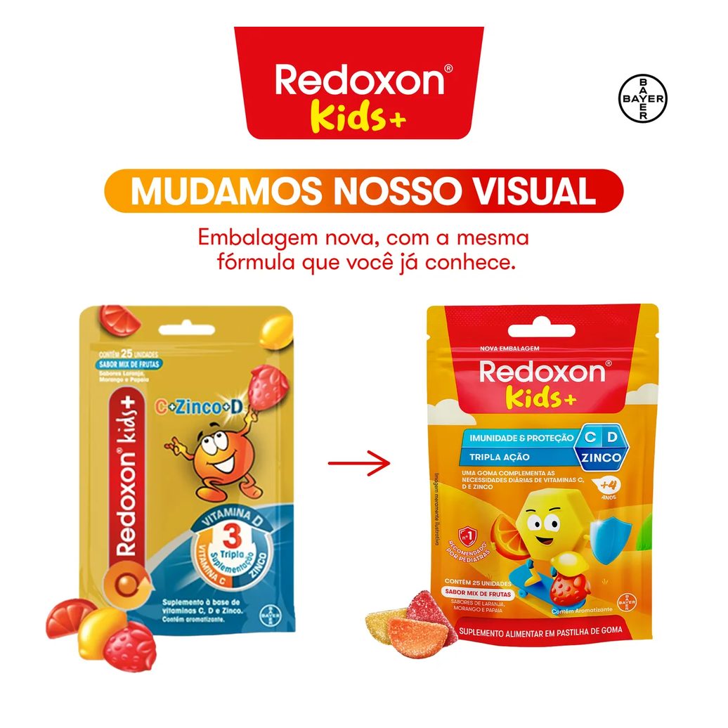 Vitamina C Redoxitos Mix de Frutas 25 gomas