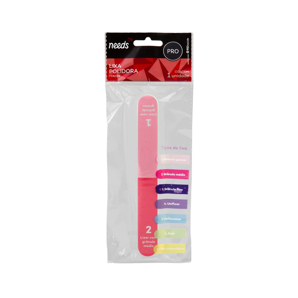 Refil de Lixa para Pés Santa Clara Preta Grossa 2276 C/12un