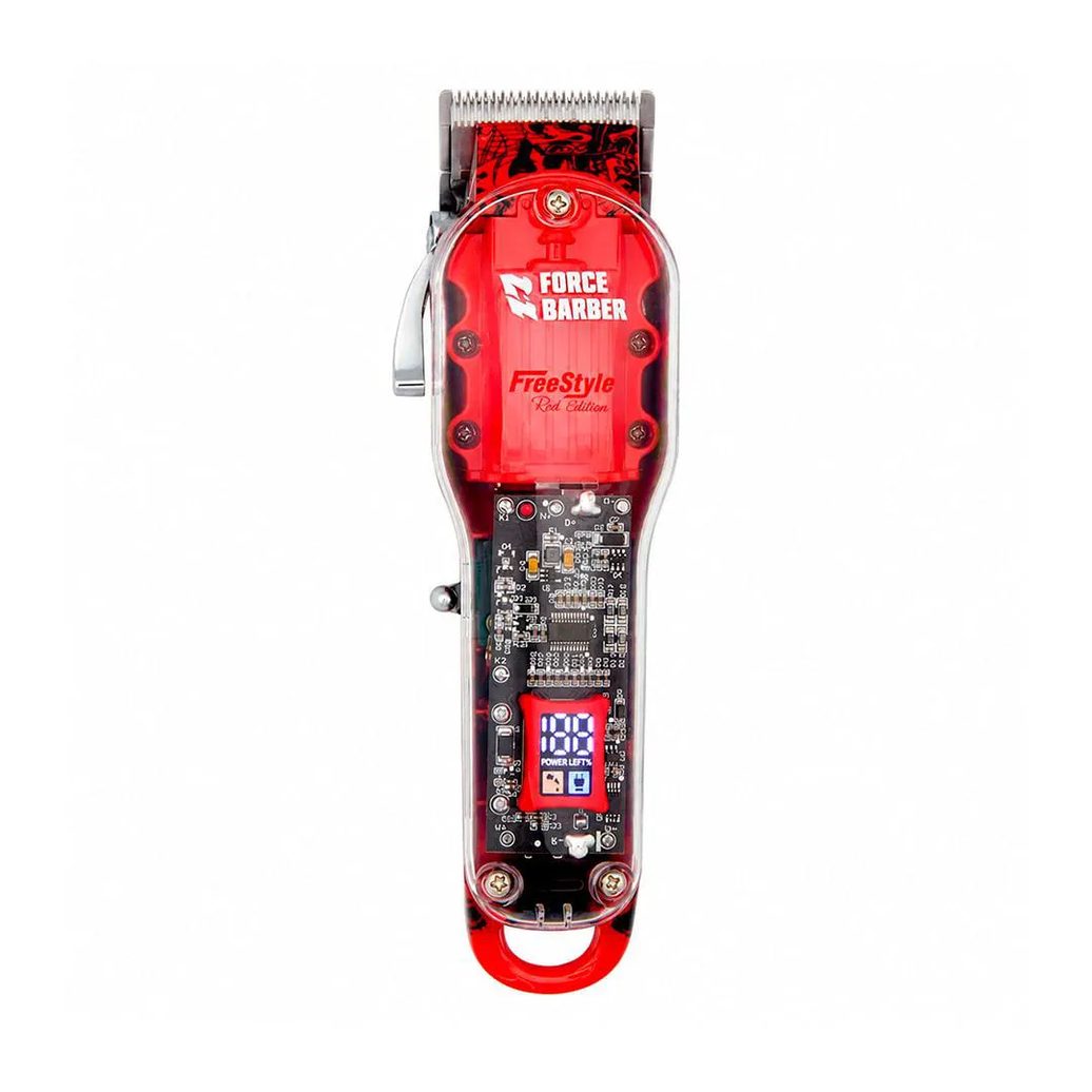 Force Barber Style Red Edition - Maquina de Corte Bivolt