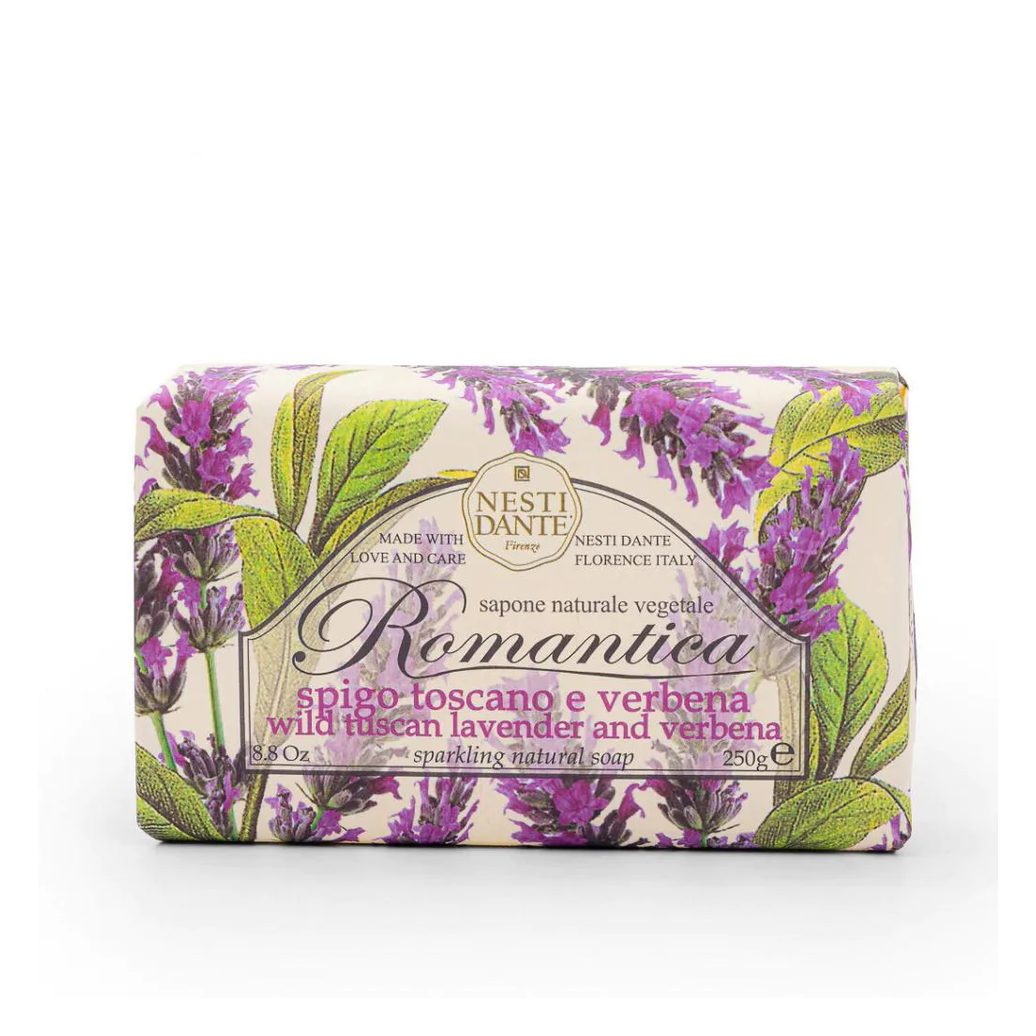 Sabonete em Barra Romantica Lavanda Toscana e Verbena Nesti Dante 250g