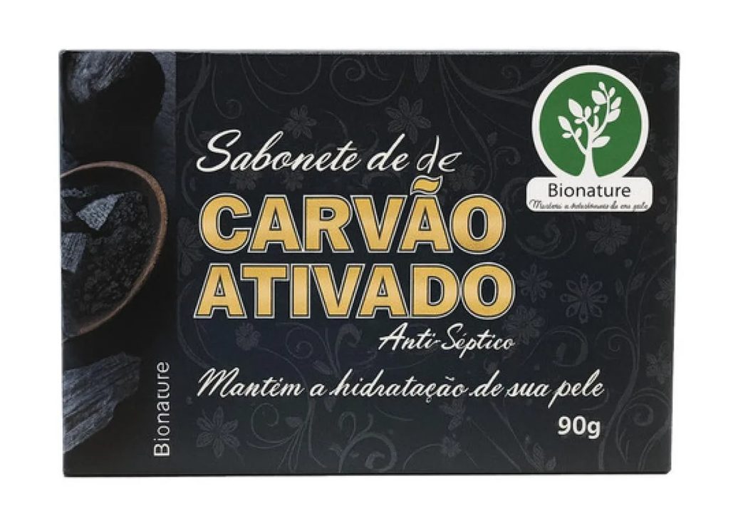 Sabonete de Carvao Ativado 90g - Bionature