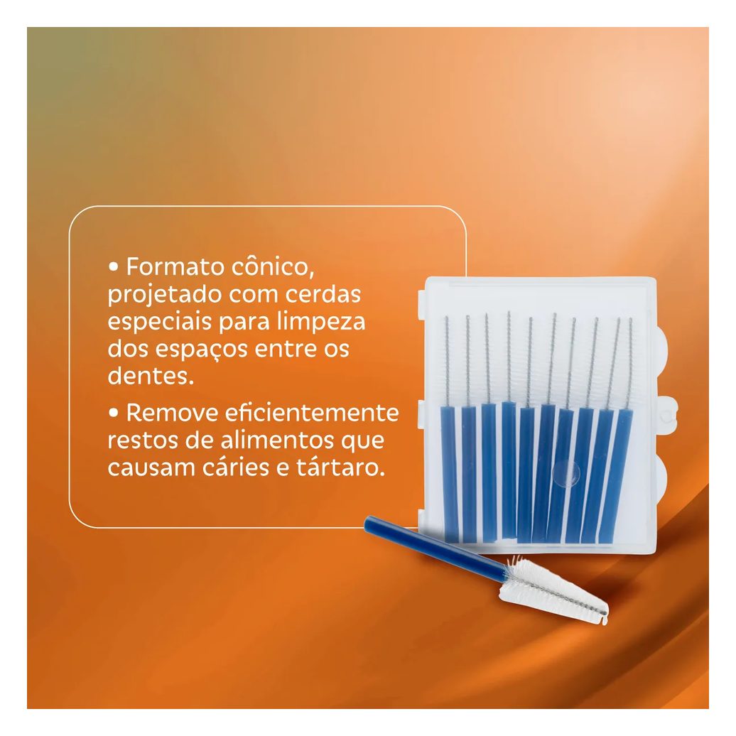 Escova Interdental Needs Cônica 3 a 7mm 10 Unidades