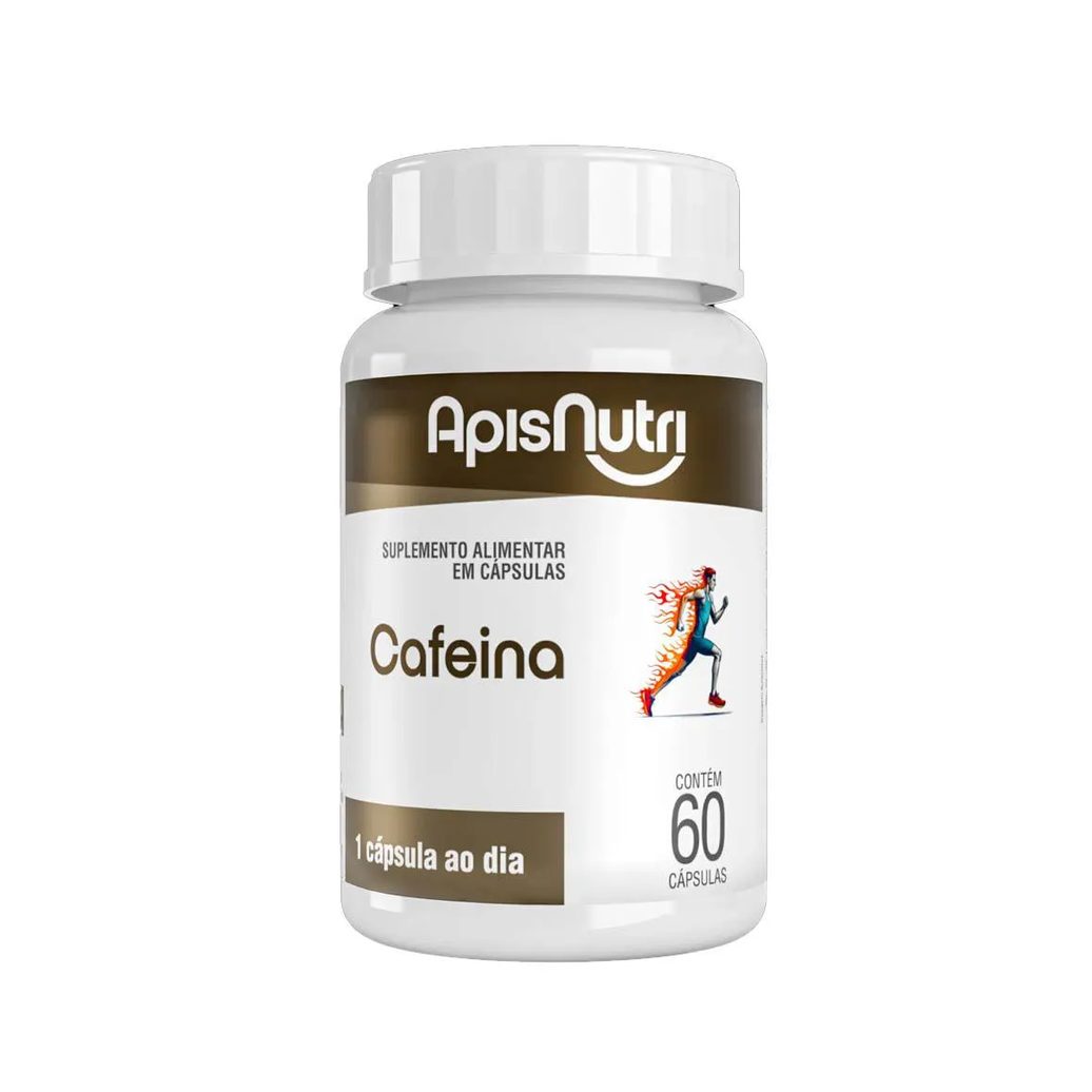 Suplemento Alimentar Cafeina 60 Cápsulas - Apisnutri
