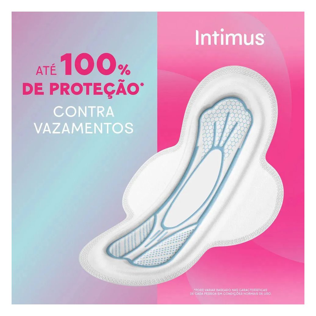 Absorvente Intimus Toda Protegida Com Abas 28 Unidades
