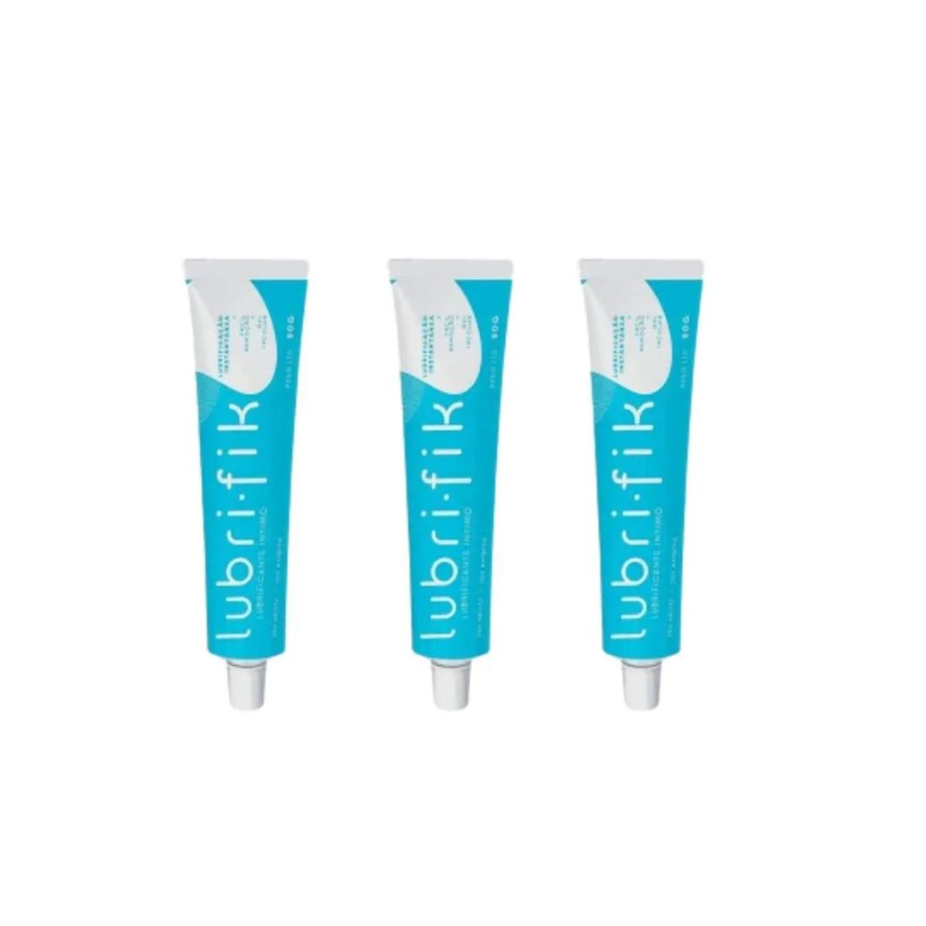 Kit 3 Unidades Lubrifik Lubrificante Íntimo à Base D’água 50g Cimed