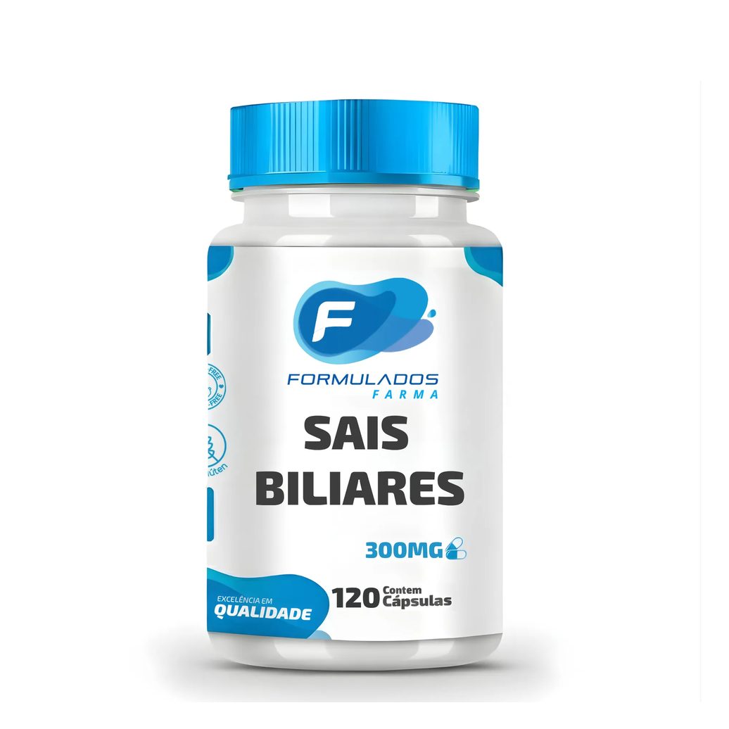 Sais Biliares 300mg 120 cápsulas