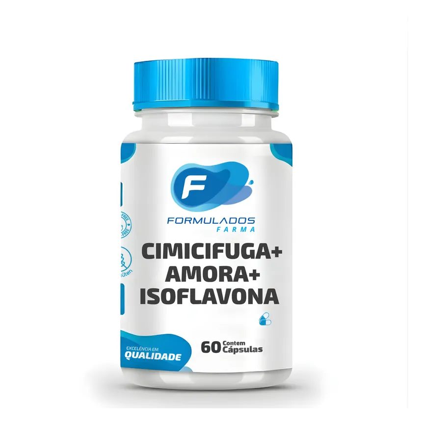 Cimicifuga + Amora + Isoflavona 60 cápsulas