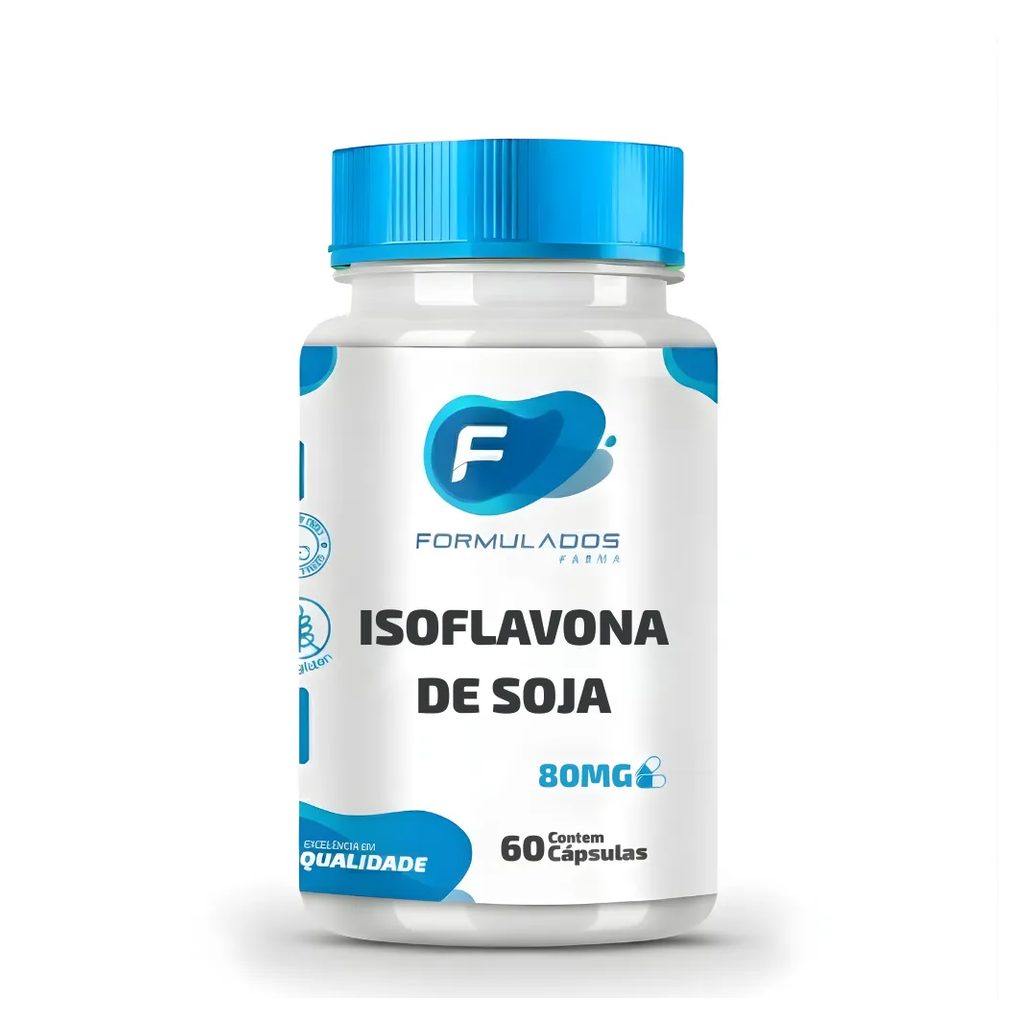 Isoflavona de Soja 80Mg 60 Cápsulas