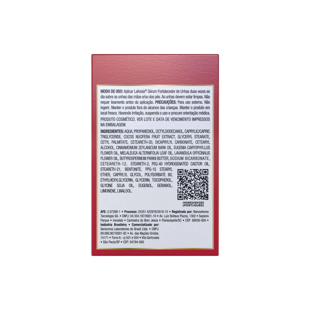 Sérum Fortalecedor de Unhas LaKesia com 7ml