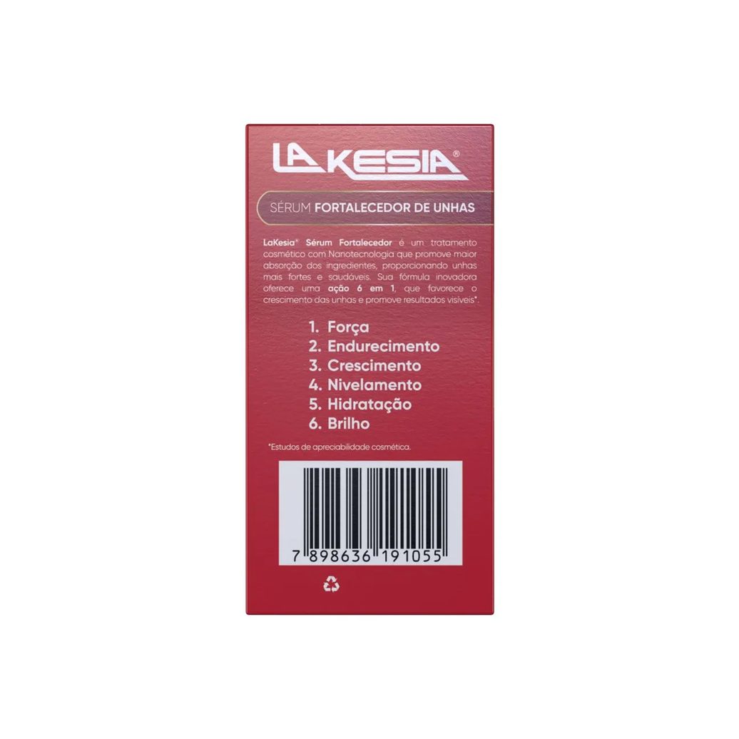 Sérum Fortalecedor de Unhas LaKesia com 7ml