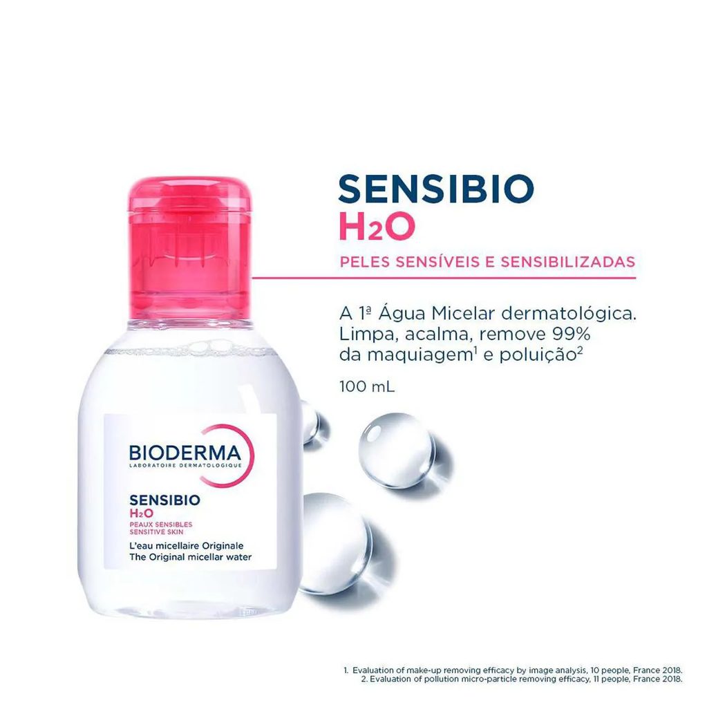 Água Micelar Demaquilante Bioderma Sensibio H2O 100ml