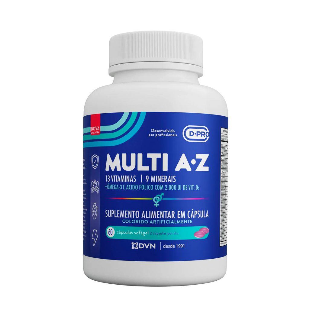 Multivitamínico D.multi A-z 60 cápsulas