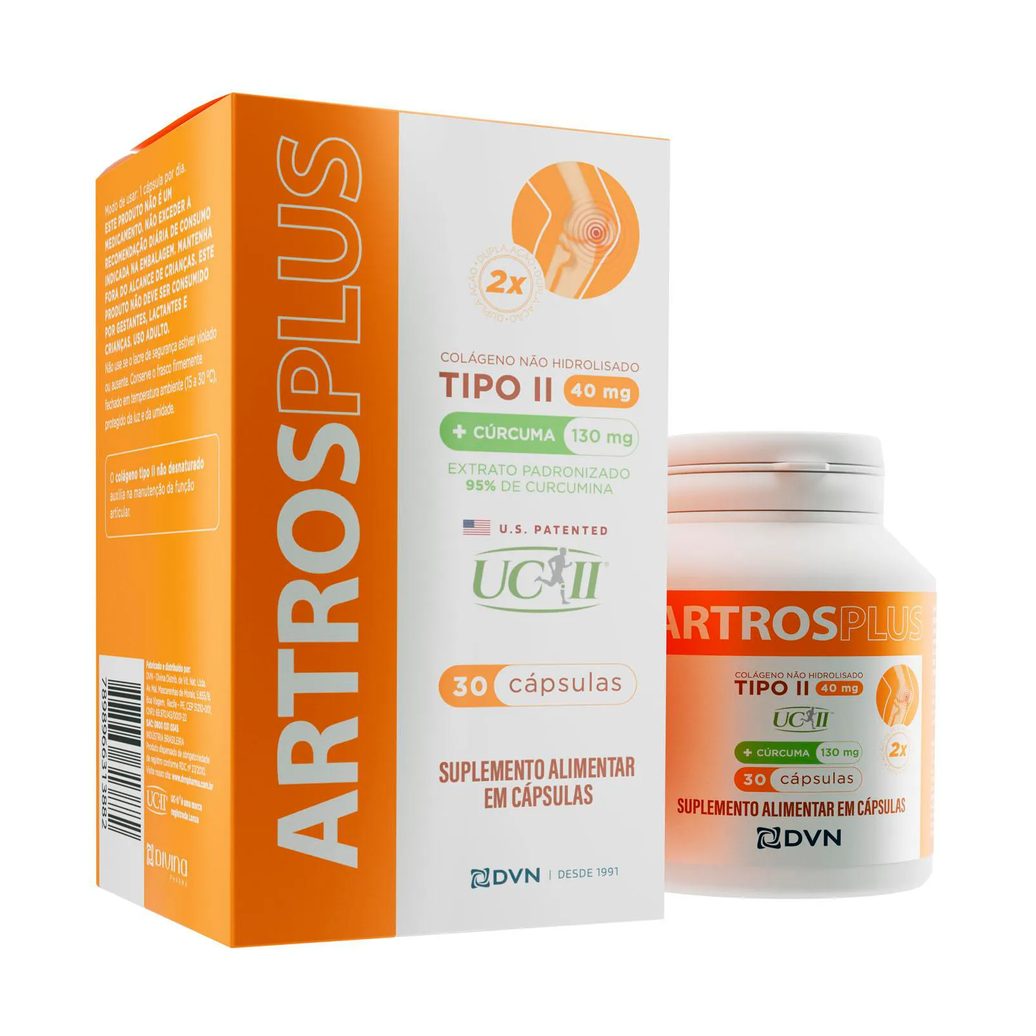 Colágeno Tipo2 Uc-Ii 40Mg + Cúrcuma 30 Cápsulas - Artros Plus