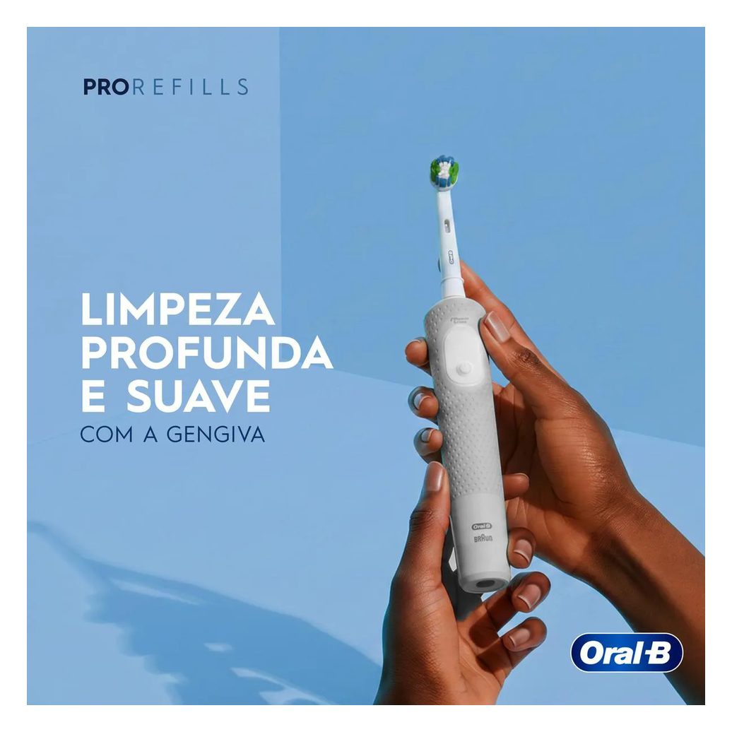Refil Escova de Dente Elétrica Oral-B PRO Series Precision Clean 4 unidades