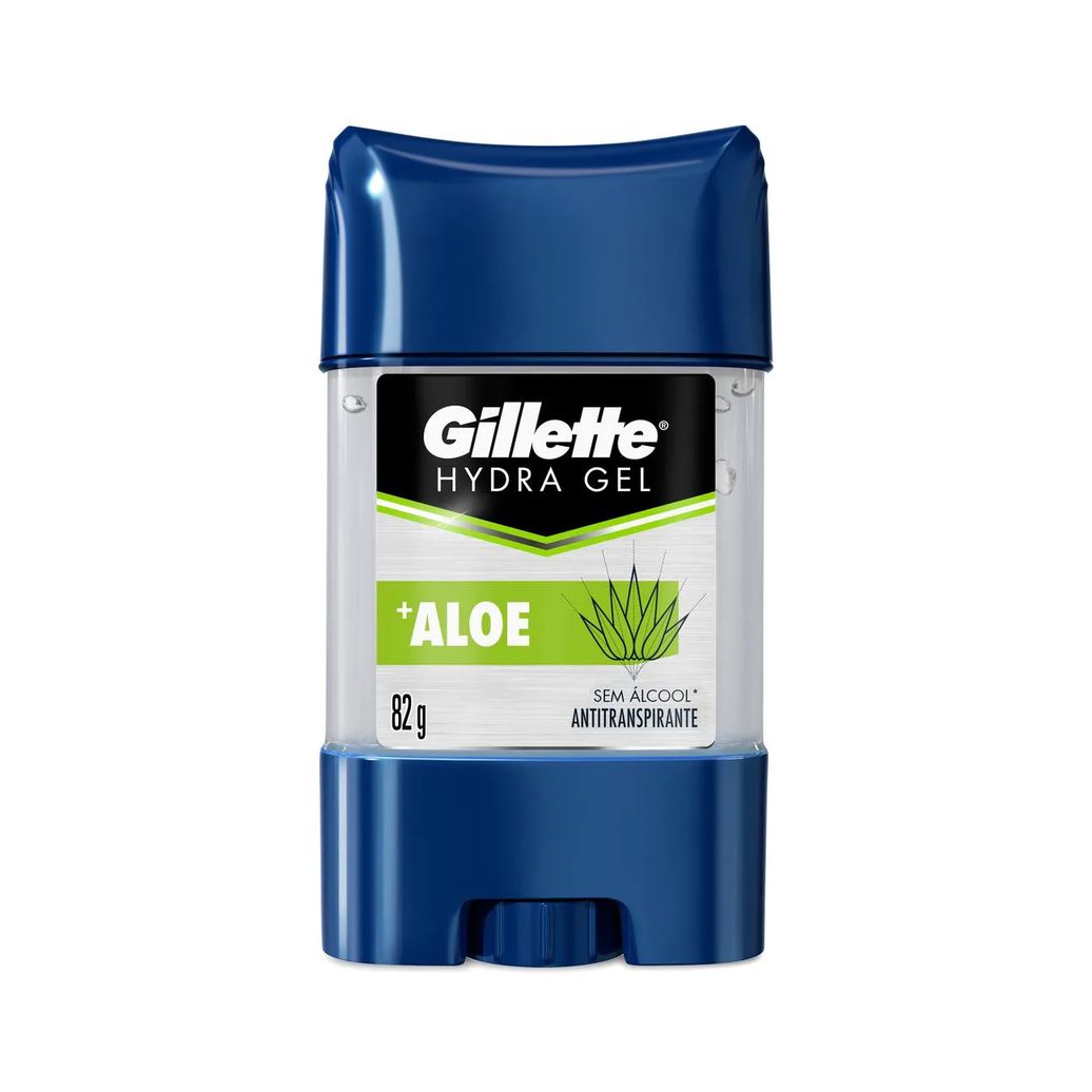Desodorante Antitranspirante Gillette Hydra Gel Aloe 48h Masculino 82g