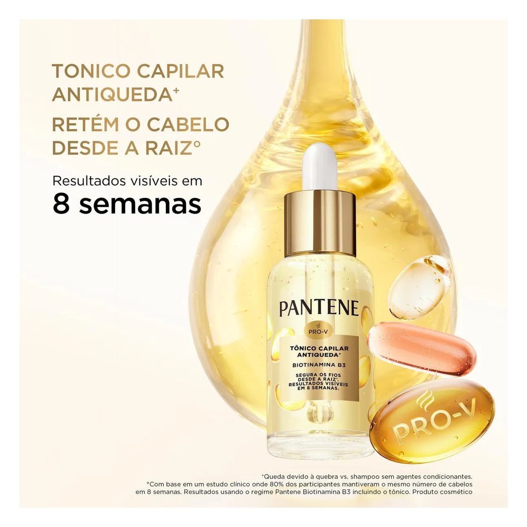 Tônico Capilar Antiqueda Pantene Pro-V Biotinamina B3 52ml