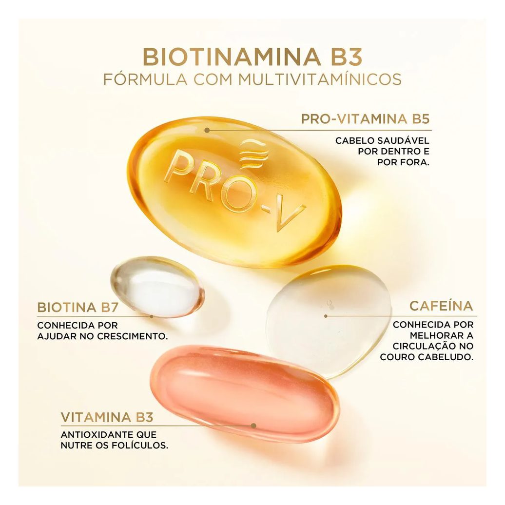 Tônico Capilar Antiqueda Pantene Pro-V Biotinamina B3 52ml