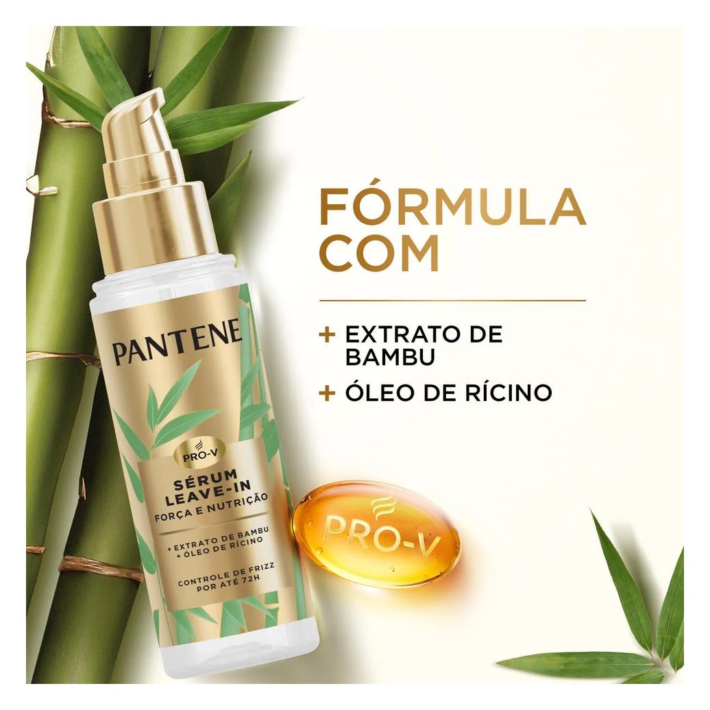 Sérum Capilar Leave-In Pantene Bambu Força e Nutrição 95ml