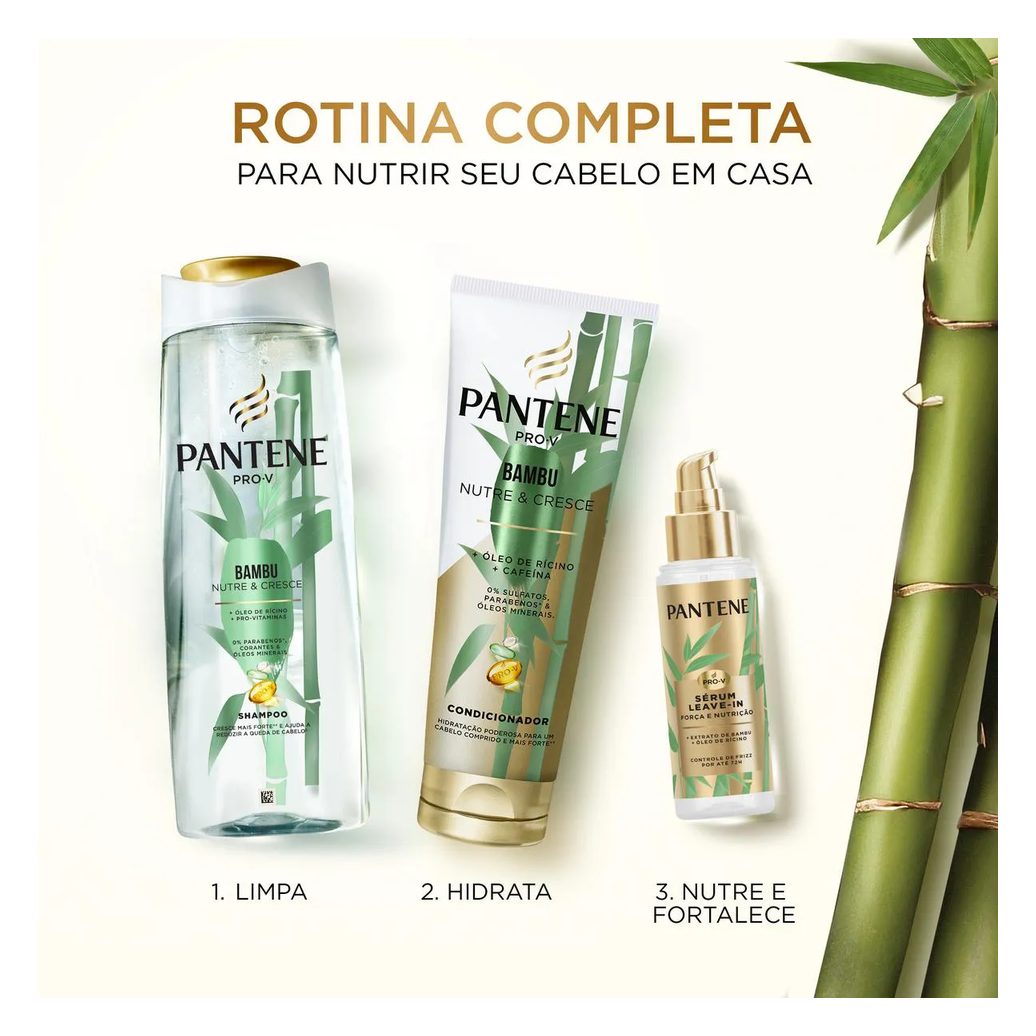 Sérum Capilar Leave-In Pantene Bambu Força e Nutrição 95ml