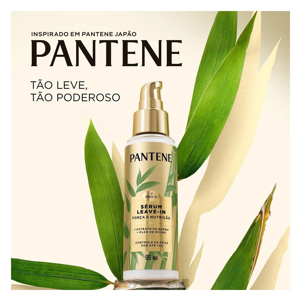 Sérum Capilar Leave-In Pantene Bambu Força e Nutrição 95ml