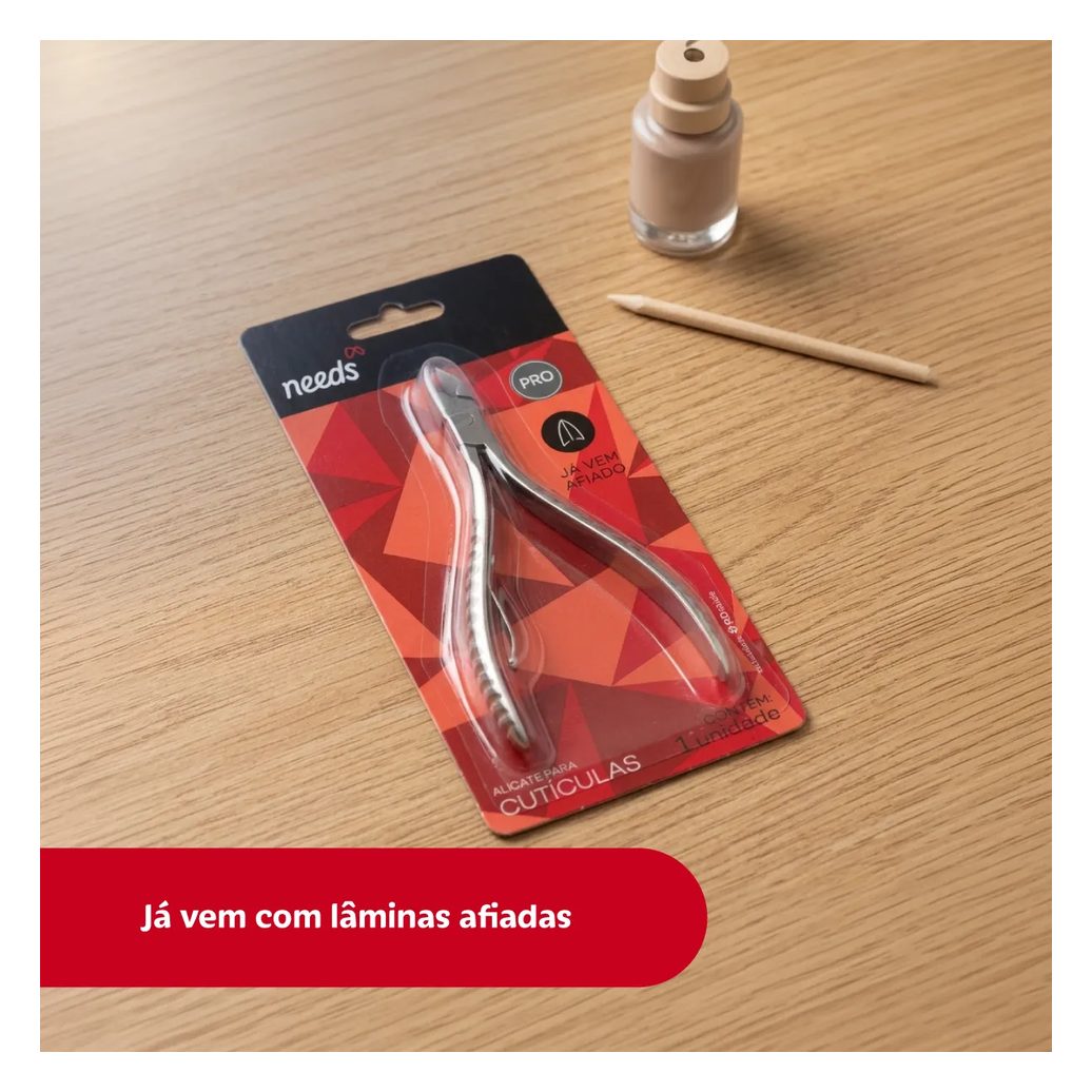 Alicate de Cutícula Needs PRO Inox 1 Unidade