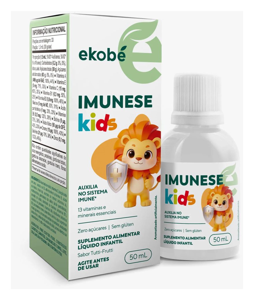 Polivitamínico Ekobé Imunese Kids Tutti Frutti 50ml