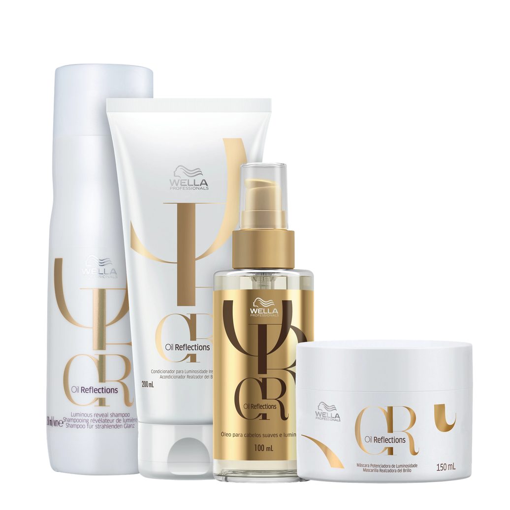 Kit Wella Professionals Oil Reflections Luminous (4 Produtos)