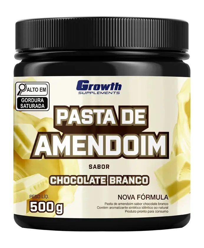 Pasta De Amendoim Sabor Chocolate Branco 500g