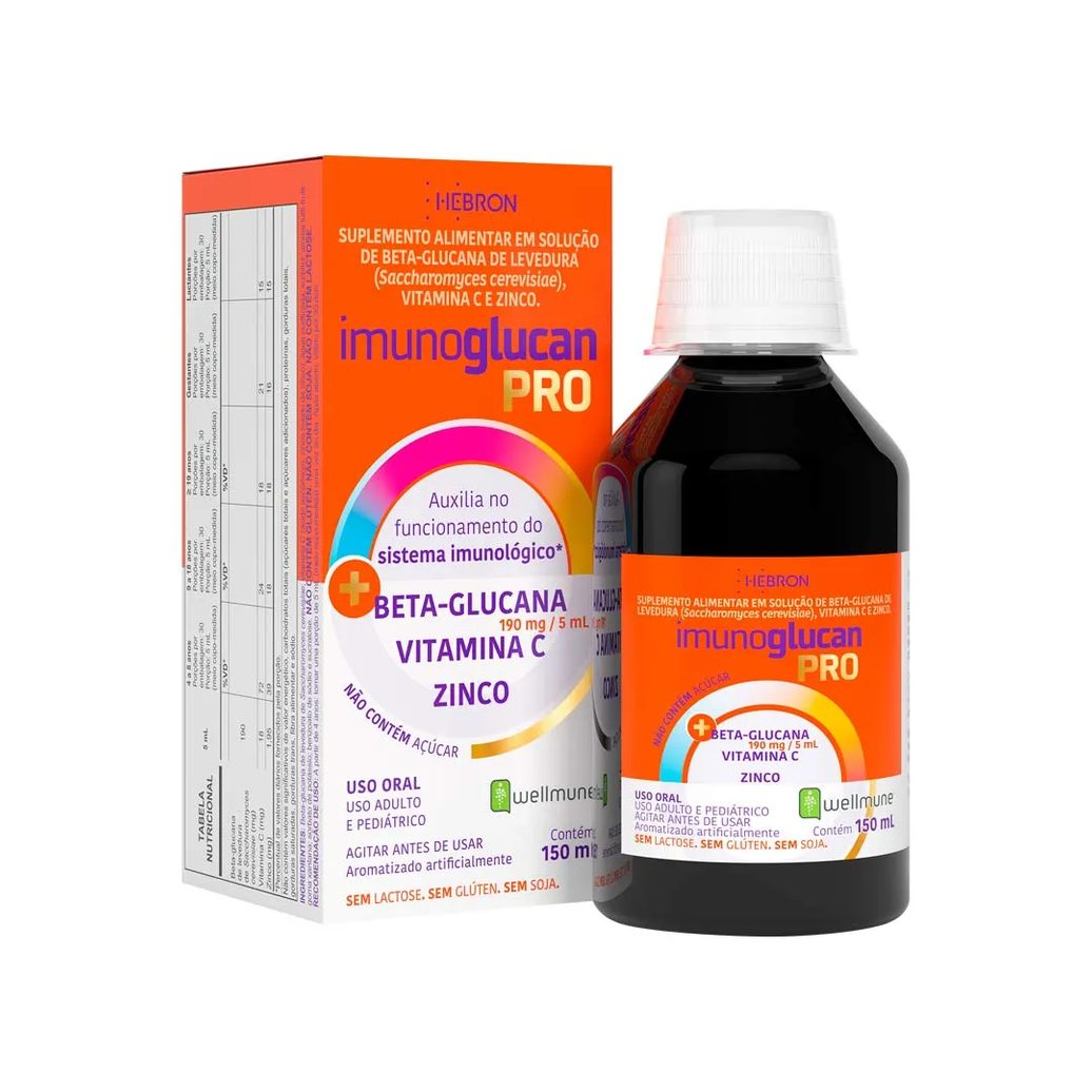 Suplemento Alimentar Imunoglucan Pro Suspensao Oral 150ml