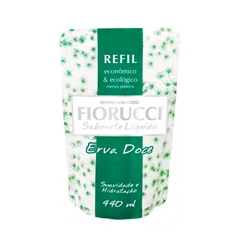 Sabonete Líquido Fiorucci Erva Doce Refil com 440ml