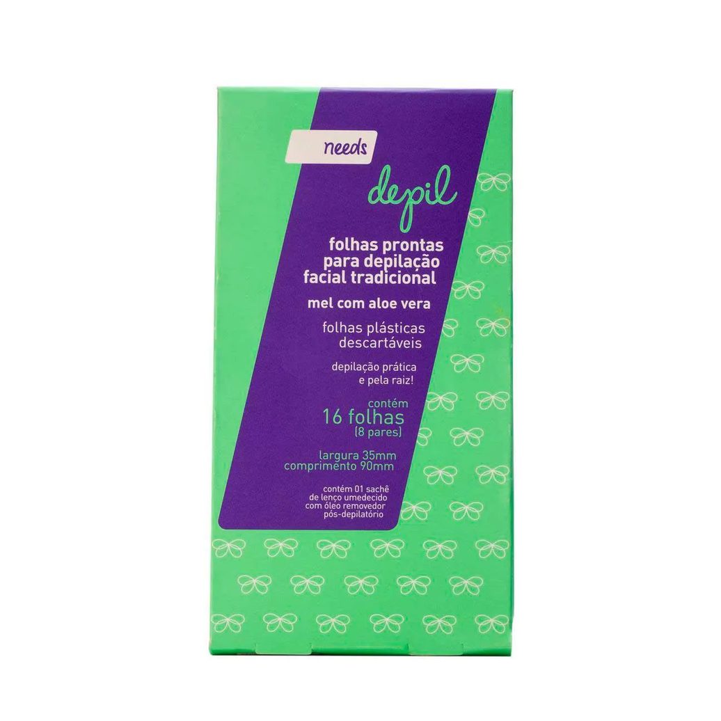 Folhas Prontas Corporais Depilflax Morango C/ 20 Und