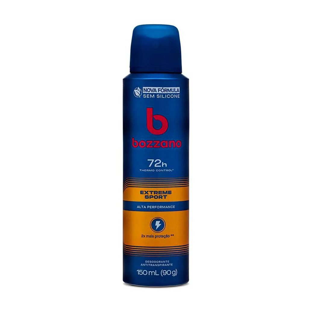 Kit Bozzano Masculino Gel Fixador Condicionante Ação Prolongada 300g + Desodorante Antitranspirante Aerosol Extreme Sport 72h 150ml