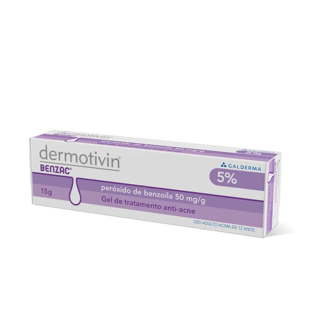 Gel de Tratamento Antiacne Dermotivin Benzac com 15g