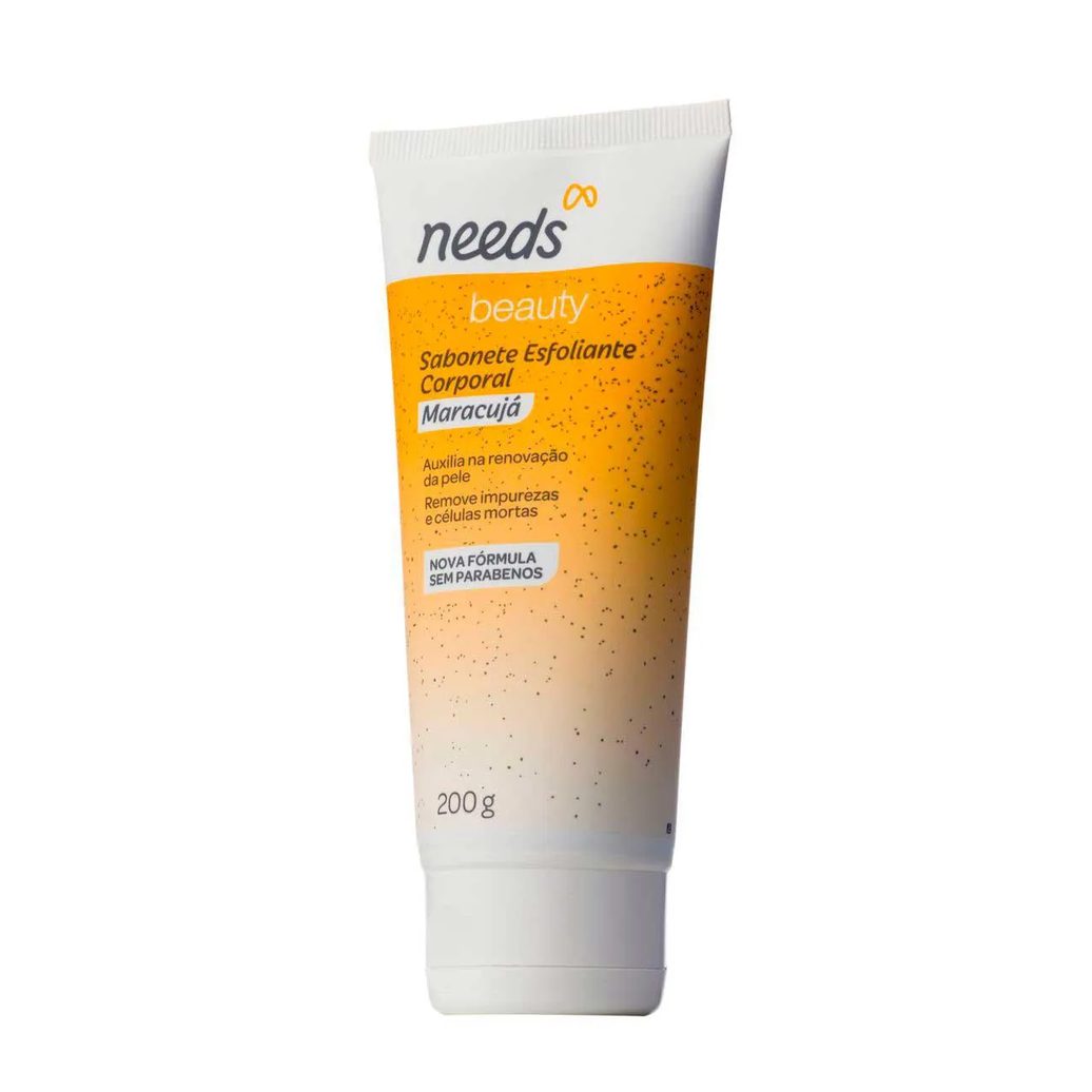 Sabonete Esfoliante Needs Beauty Maracujá 200ml