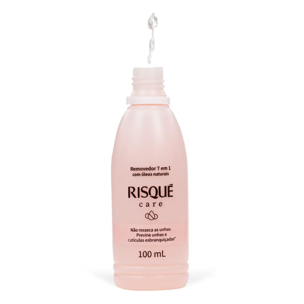 Removedor de Esmalte Risqué Care 7 em 1 - 100ml