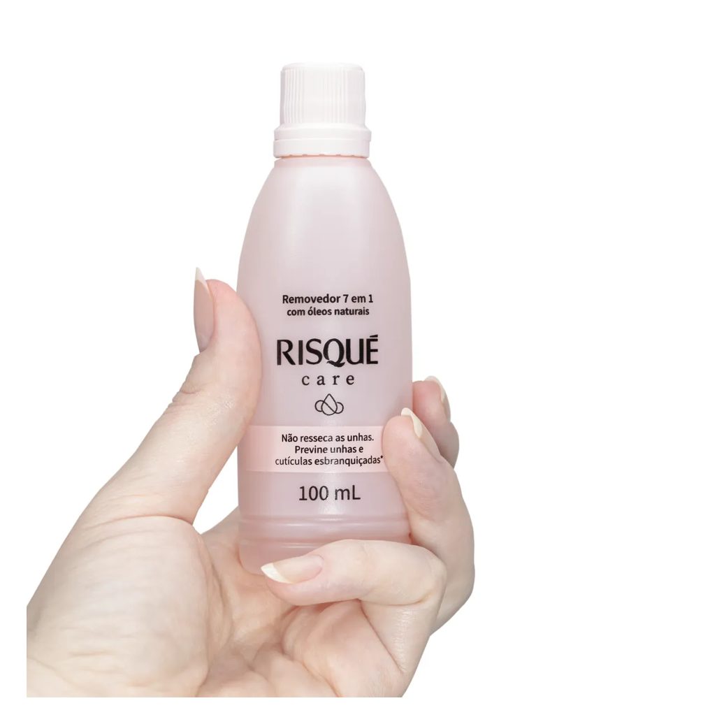 Removedor de Esmalte Risqué Care 7 em 1 - 100ml