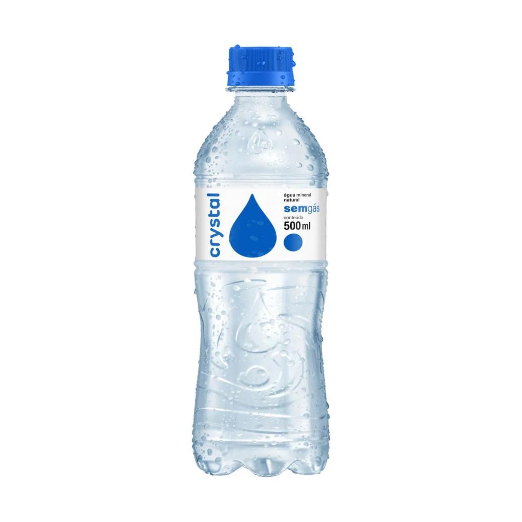 Água Mineral Natural Crystal Sem Gás 500ml