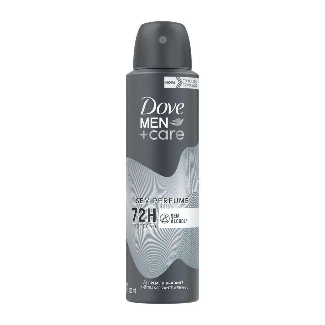 Desodorante Antitranspirante Aerosol Dove Men +Care Sem Perfume 48h 150ml