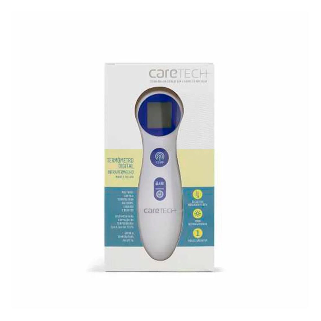 Termômetro Digital Infravermelho Caretech TSC-400 1 Unidade