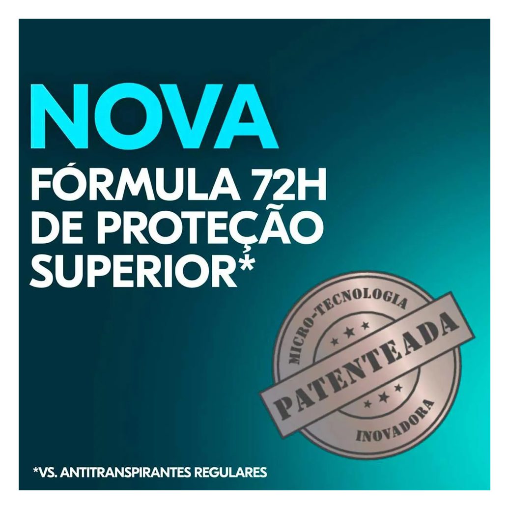 Desodorante Antitranspirante Aerosol Rexona Men Sem Perfume 72h 150ml