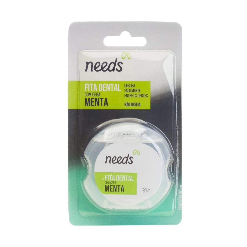 Fita Dental Needs com Cera Menta 90m
