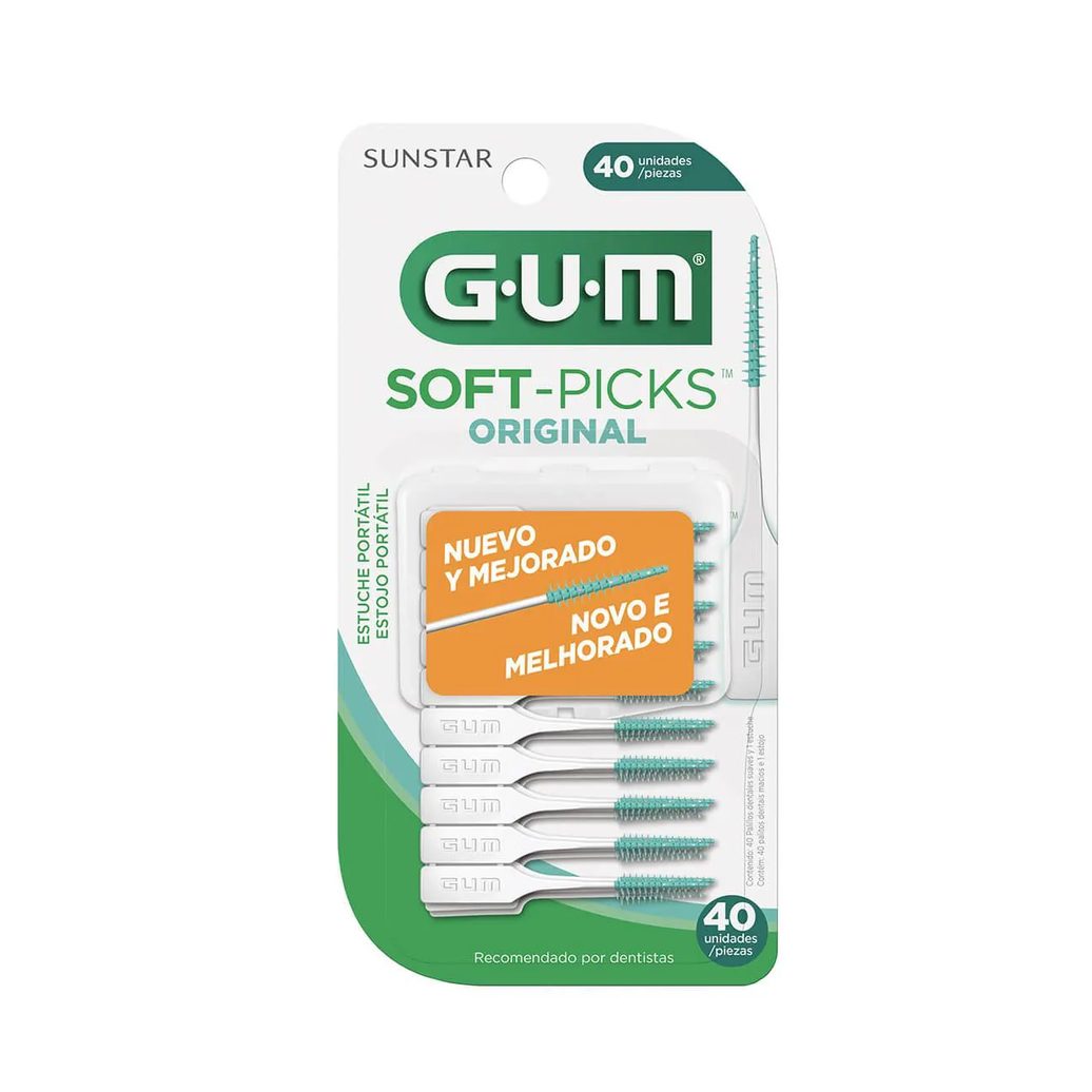 Palito Interdental G.U.M Soft Picks Original 40 unidades